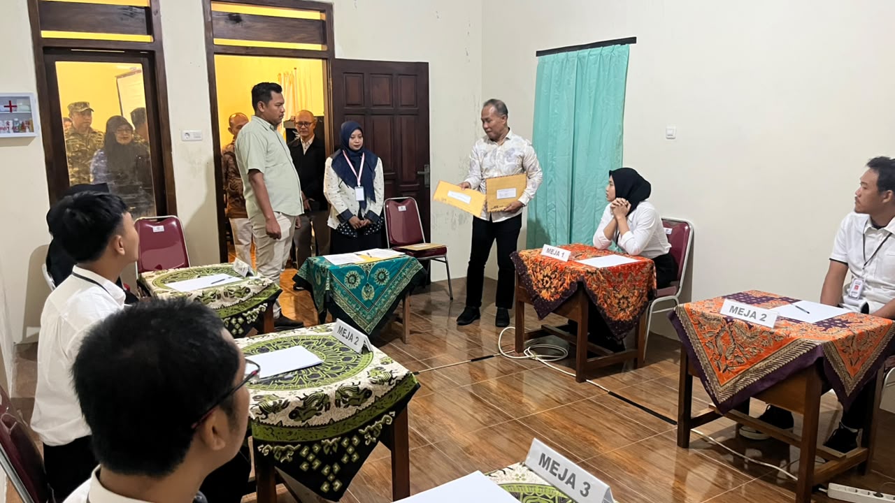 Lima Peserta Mengikuti Ujian Penjaringan Perangkat Desa Kendalbulur Tahun 2026
