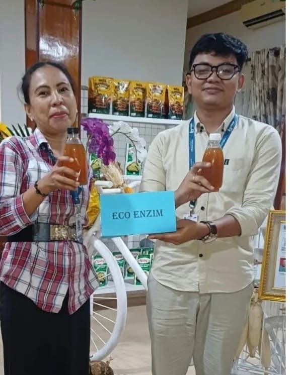 Perkenalkan Pupuk Limbah Sayur/Buah Eco Enzim di Paviliun Tebingtinggi PRSU