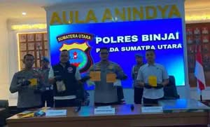 Dalam Waktu 1 Bulan, Polres Binjai Ungkap 16 Kasus Narkoba dan Jaring 20 Tersangka