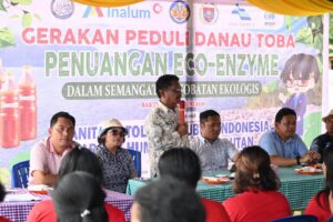 Bupati Humbahas Apresiasi Aksi Nyata WKRI Jaga Kelestarian Danau Toba Lewat Penuangan Eco-Enzyme