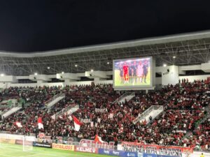 Bupati Humbahas Bersama Kepala Daerah Saksikan Kemenangan Timnas Indonesia 3-0 atas Myanmar
