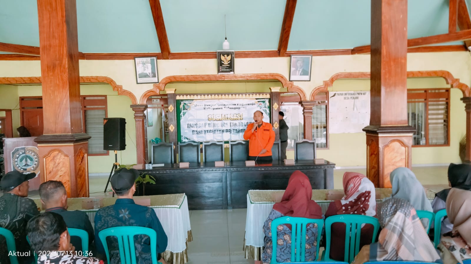 BPBD Tulungagung Gelar Sosialisasi Tanggap Bencana Tanah Longsor di Penjor