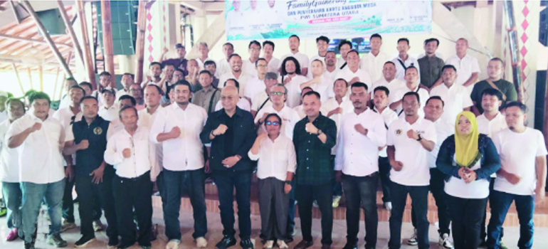 Diajang Family Gathering PWI Sumut, Cak Munir Ingatkan Anggota PWI Jangan Terlibat Lindungi Narkoba dan Judi