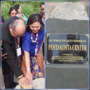 Gereja Pentakosta Laksanakan Peletakan Batu Pertama Pembangunan Pentakosta Center di Pematang Siantar