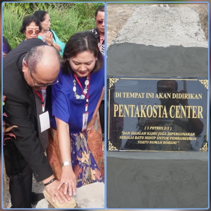 Gereja Pentakosta Laksanakan Peletakan Batu Pertama Pembangunan Pentakosta Center di Pematang Siantar
