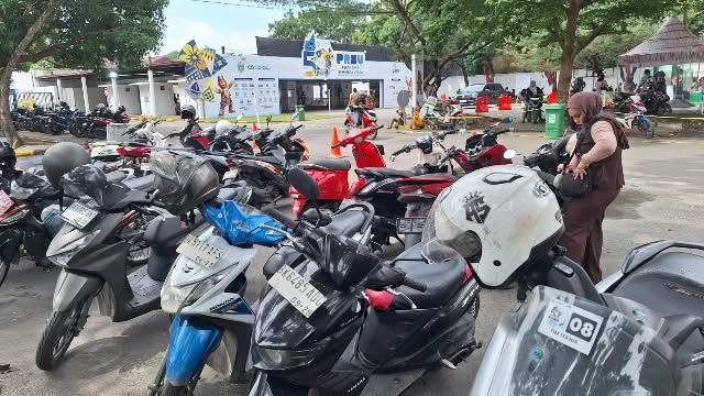 Cegah Curanmor di PRSU ke-50, Pengunjung Wajib Tunjukkan STNK Saat Parkir