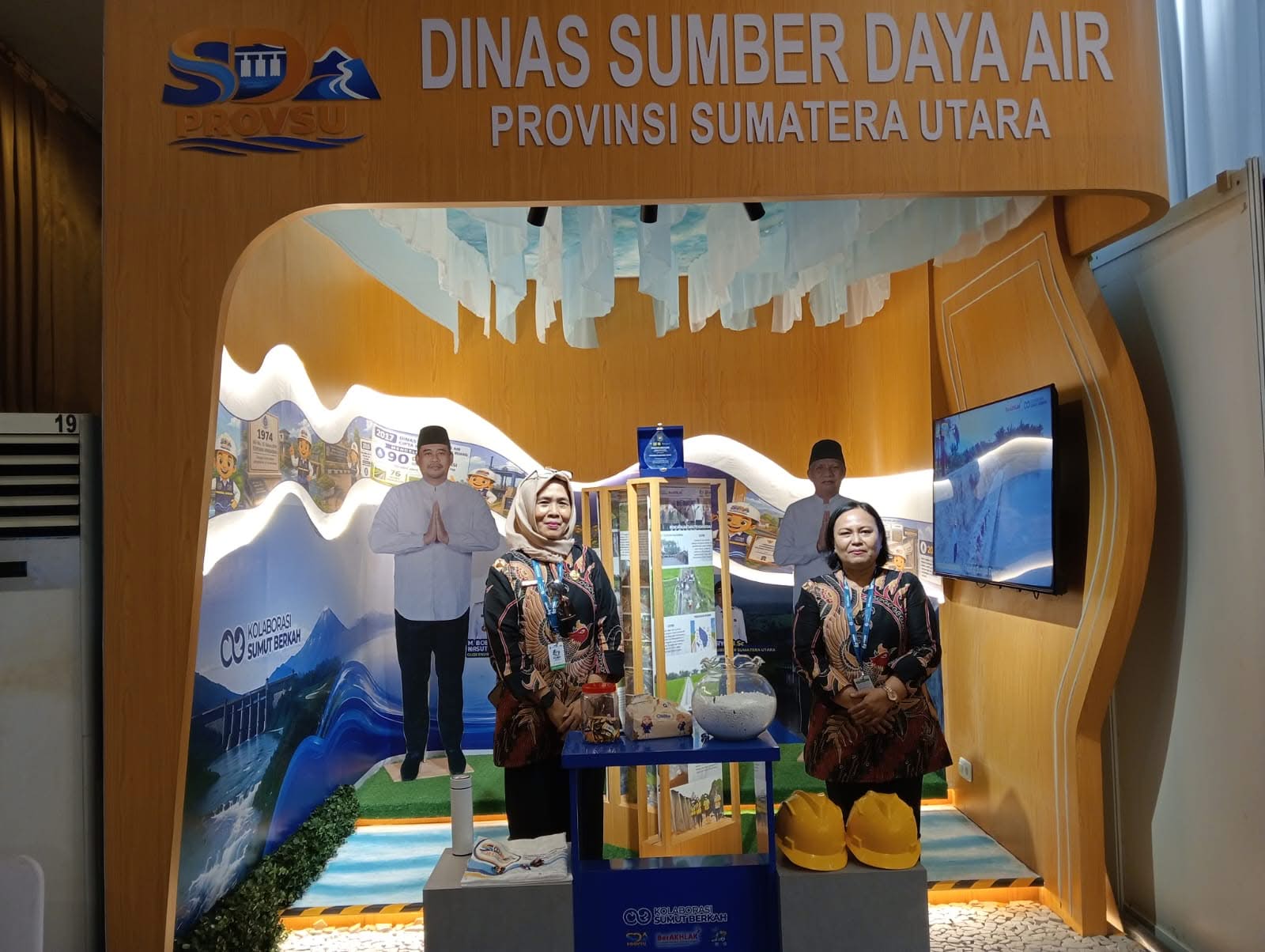 Dinas SDA Sumut Pamerkan Pengelolaan Irigasi dan Sumber Daya Air di PRSU 