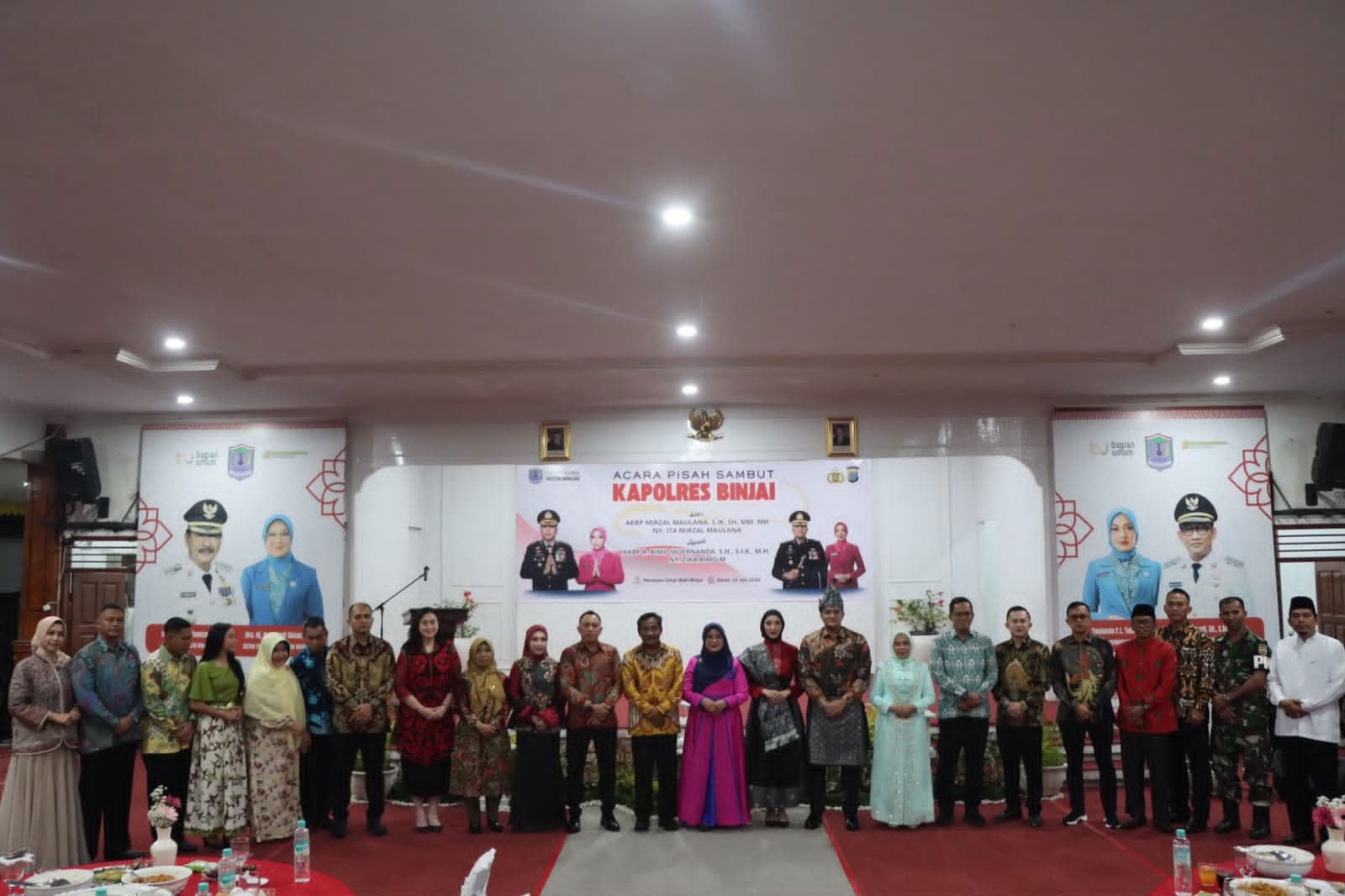 Forkopimda Hadiri Pisah Sambut Kapolres Binjai, AKBP R. Bimo Moernanda Resmi Gantikan AKBP Mirzal Maulana