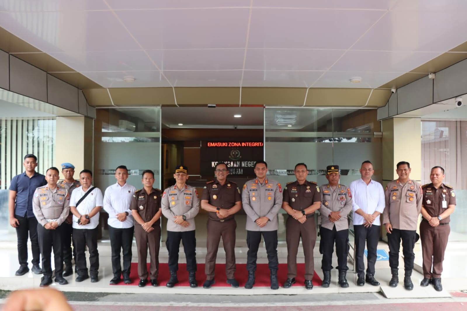 Kapolres Binjai yang Baru Perkuat Sinergitas, Gelar Silaturahmi ke Kejaksaan Negeri Binjai