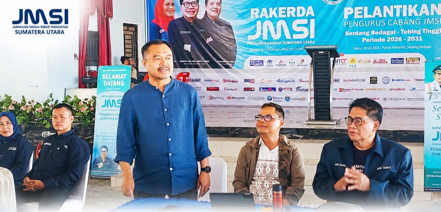 Farianda Hadiri Rakerda JMSI Sumut, Siap Bertarung Secara Demokratis dengan Rianto di Konferensi PWI Sumut 2026