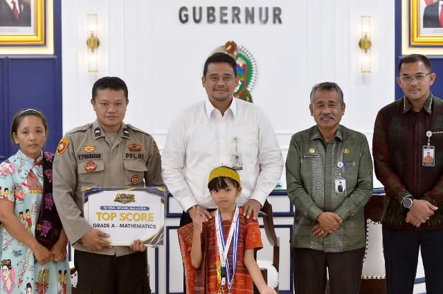 Gubsu Bobby Undang Caroline C Nababan Juara Olimpiade Matematika, Beri Beasiswa hingga Tablet Belajar