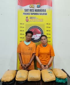 Polres Tapsel Gagalkan Peredaran 5 Kg Ganja
