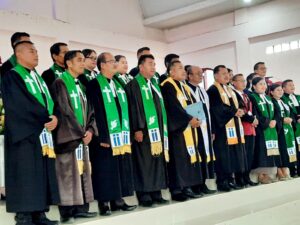 Pemkab Humbahas Hadiri Sertijab Praeses HKI Daerah III Toba Samosir