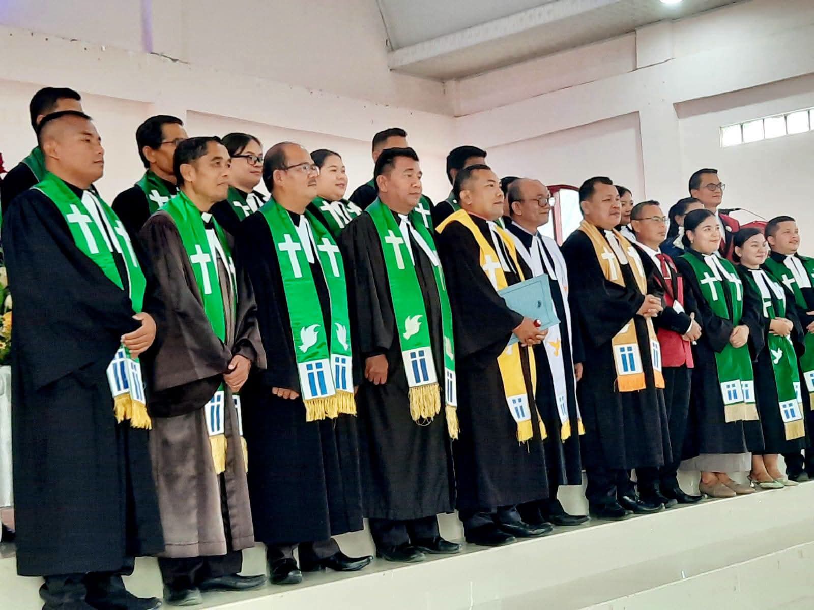 Pemkab Humbahas Hadiri Sertijab Praeses HKI Daerah III Toba Samosir