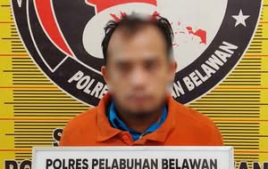 Sat Narkoba Polres Pelabuhan Belawan Tangkap Pengedar Sabu di Belawan I