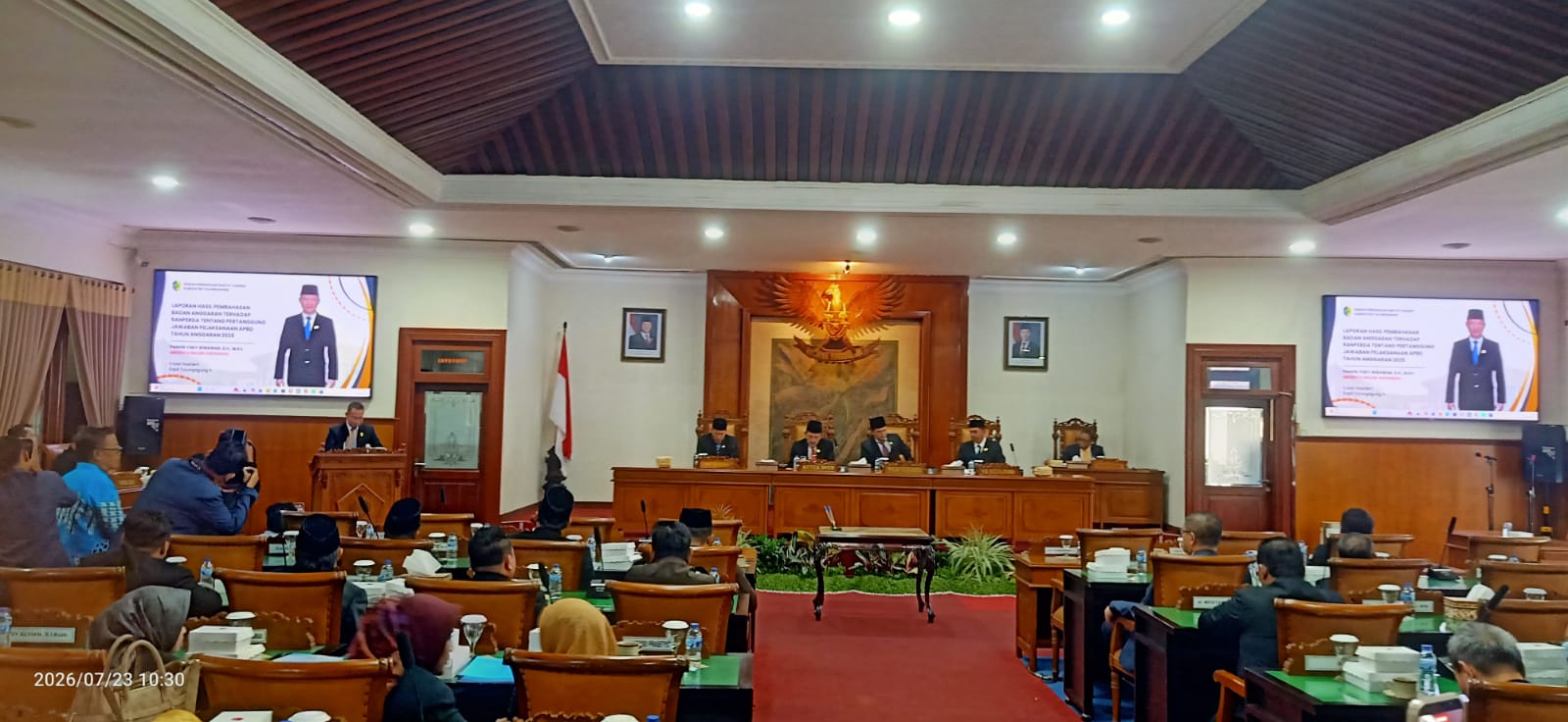 DPRD Tulungagung Sahkan Raperda Pertanggungjawaban APBD 2025, Bahas KUA-PPAS 2027