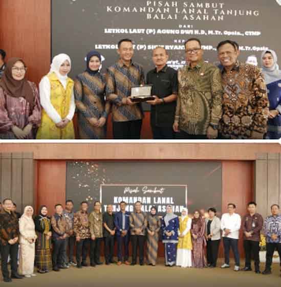 Wali Kota Beserta Wakil Tanjungbalai Hadiri Pisah Sambut Danlanal TBA