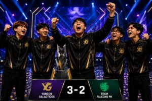 Yangon Galacticos Tumbangkan Team Falcons PH 3-2, Lolos ke Grand Final MSC EWC 2026