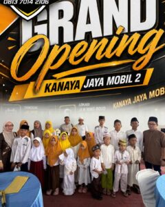 Grand Opening Kanaya Jaya Mobil 2 Diwarnai Santunan Yatim Piatu