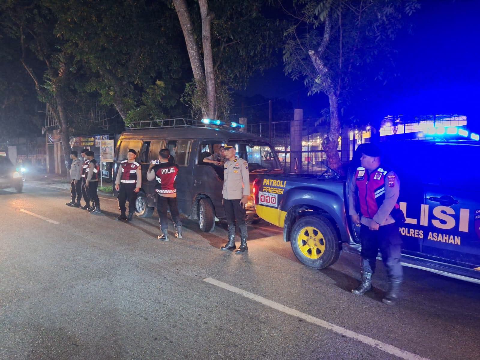 Polres Asahan Intensifkan Patroli KRYD, Antisipasi Balap Liar, Geng Motor dan Kejahatan Jalanan