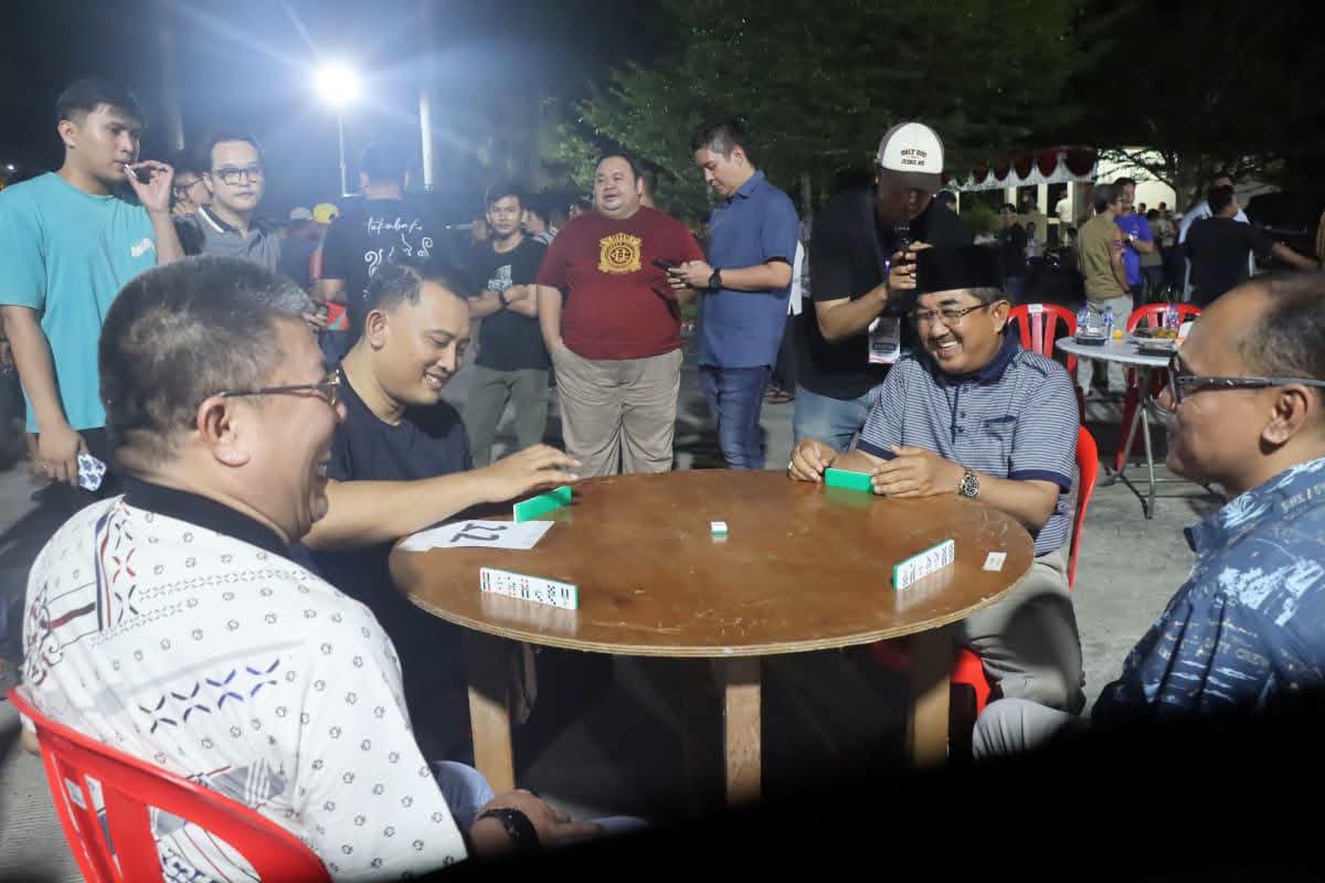 Bupati Anwar Sadat Resmi Buka Lomba Domino Berpasangan, Semarakkan HUT RI ke-81 dan Hari Jadi ke-61 Tanjab Barat