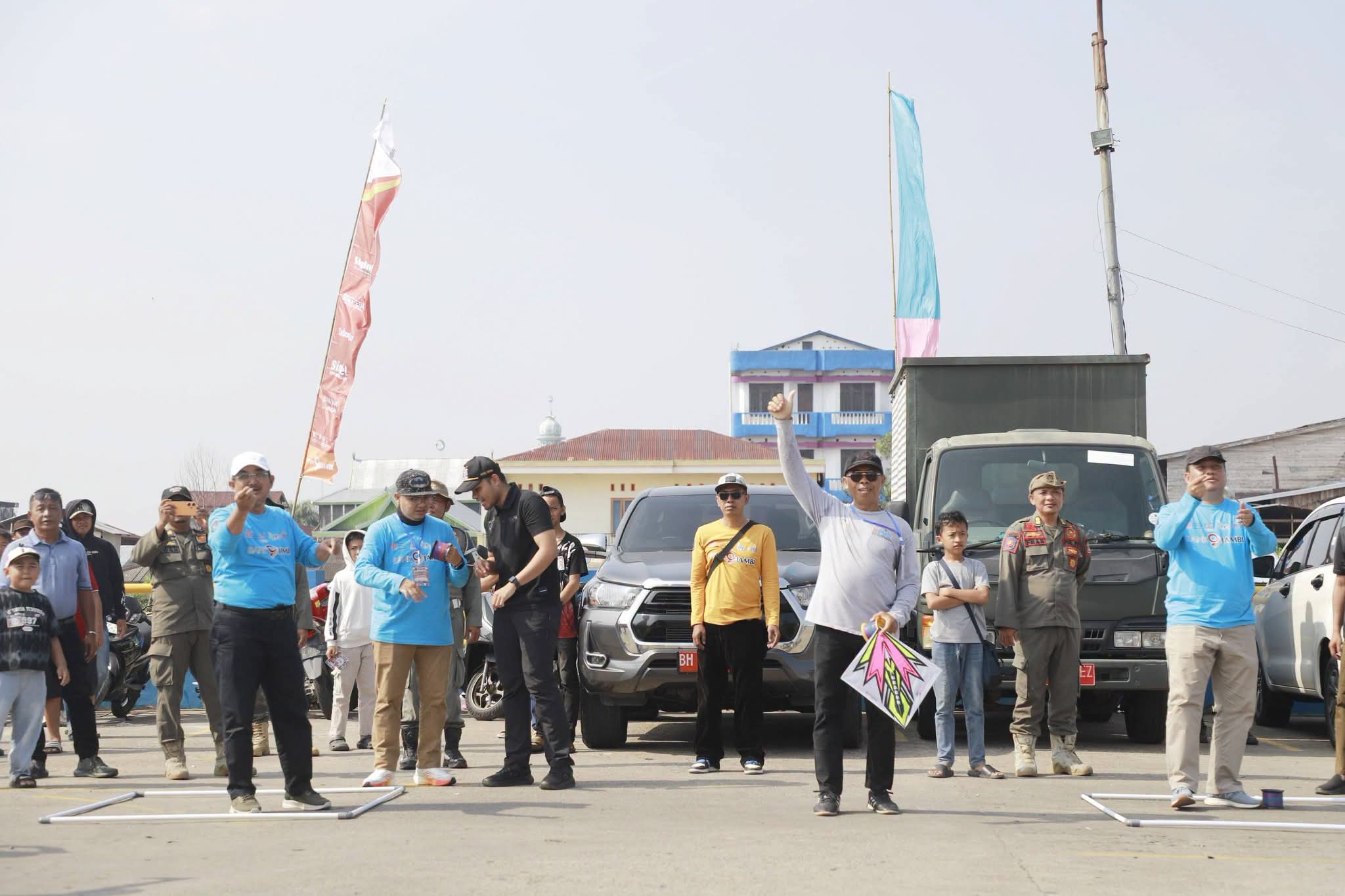 Bupati Buka Lomba Sauk’an Layangan, Hidupkan Kembali Permainan Tradisional di Kuala Tungkal
