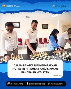 Dalam Rangka Menyemarakkan HUT Ke-81 RI Pemkab Karo Siapkan Rangkaian Kegiatan