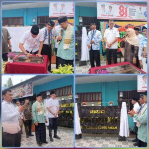 Masjid Nurul Hasanah SMAN 2 Lubuk Pakam Diresmikan