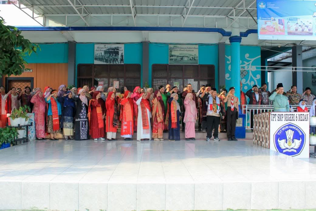 Semangat Kemerdekaan dan Gotong Royong Warnai HUT ke-81 RI di UPT SMP Negeri 6 Medan