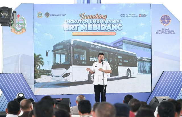 Gubsu Bobby Resmikan BRT Mebidang, Dorong Integrasi Transportasi Publik Medan-Binjai-Deliserdang