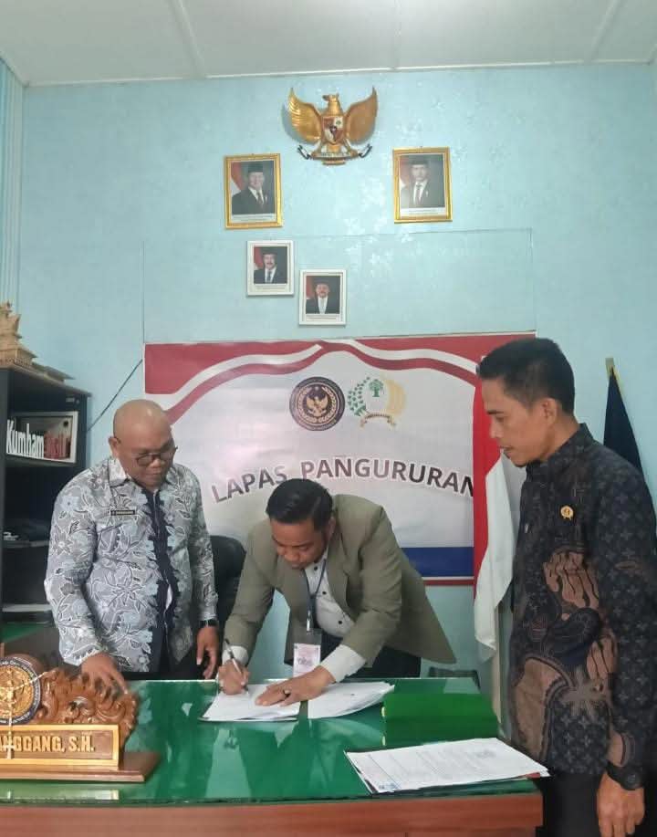 Lapas Pangururan Gandeng LBH Robert Imbang Tamba, Ratusan WBP Dapat Penyuluhan Hukum Gratis