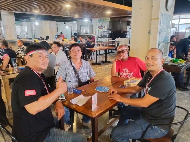 Turnamen Domino HUT ke-81 RI FWP Sumut Berakhir, Bambang-Dicki Sihotang Juara Umum