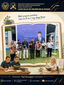 Jalin MoU Bersama Lapas TBA, Kadis Pendidikan Sambangi WBP dan Berikan Edukasi