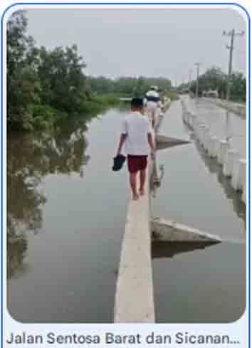 Jalan Sentosa Barat dan Sicanang Tak Kunjung Dilanjutkan, Bahrumsyah Desak Pemko Medan Prioritaskan Pembangunan 2026