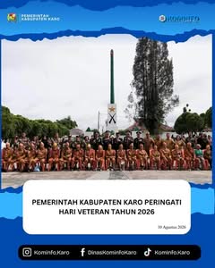 Pemkab Karo Peringati Hari Veteran Tahun 2026