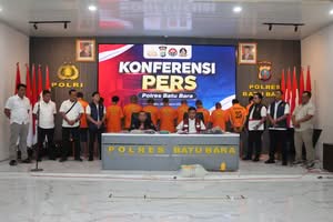Polres Batu Bara Ungkap 10 Kasus 3C, 17 Tersangka Diamankan