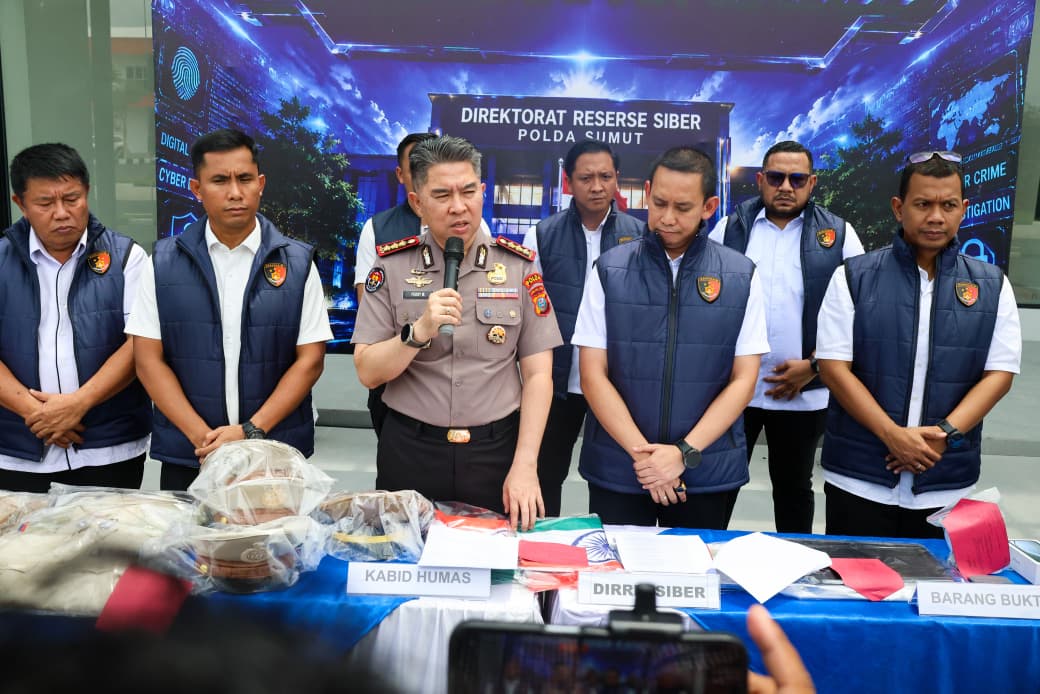 Polda Sumut Bongkar Sindikat Scamming Internasional di Apartemen Medan, Korban Rugi Rp 6,7 Miliar