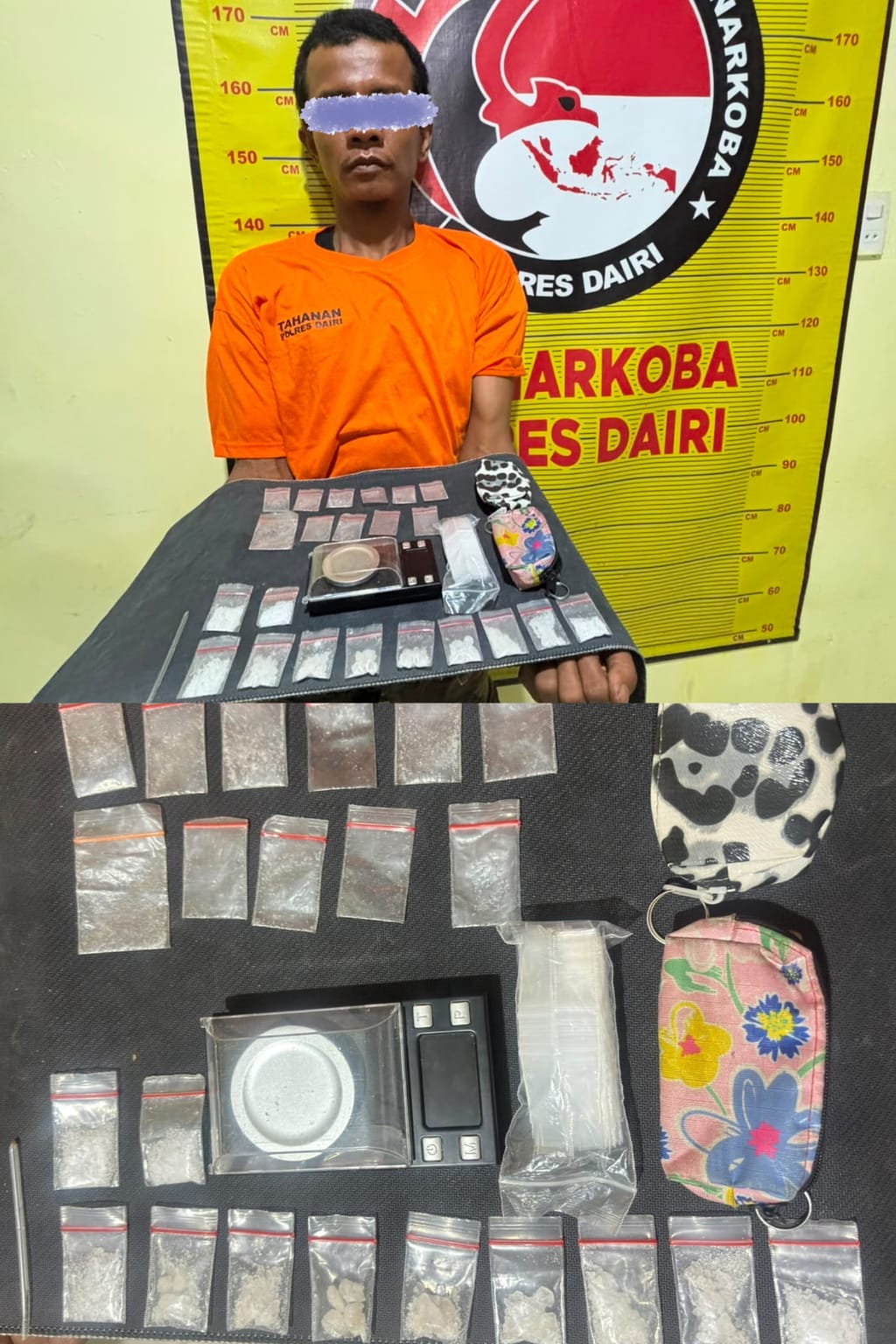 Simpan Sabu di Kaos Kaki, Sat Narkoba Polres Dairi Ringkus Terduga Pengedar di Huta Rakyat