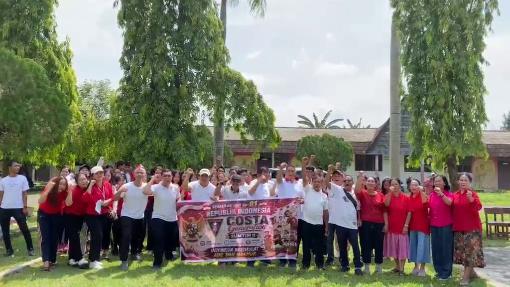 Biro Pemuda Gereja Pentakosta Daerah Sumatera Timur II Semarakkan HUT Kemerdekaan RI ke-81