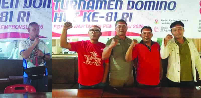 Buka Turnamen Domino HUT 81 RI, Dispora Sumut Apresiasi FWP Aktif Gelar Giat Olahraga