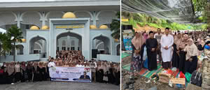 Mz Zikir Adiba Sumut Berkolaborasi dengan DPD Pasukan 08 Sumut Gelar Tablik Akbar di Masjid Al- Fatih
