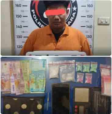 Satresnarkoba Polres Batu Bara Amankan Pria Berinisial F, Sita Sabu dan 21 Butir Ekstasi
