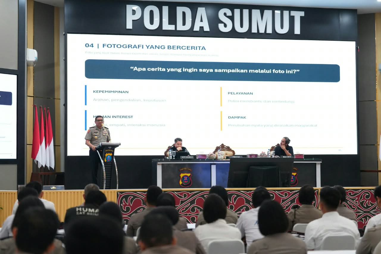 Bid Humas Polda Sumut Gelar Pelatihan Fotografi dan Video Sinematik untuk Tingkatkan Kompetensi Personel Humas