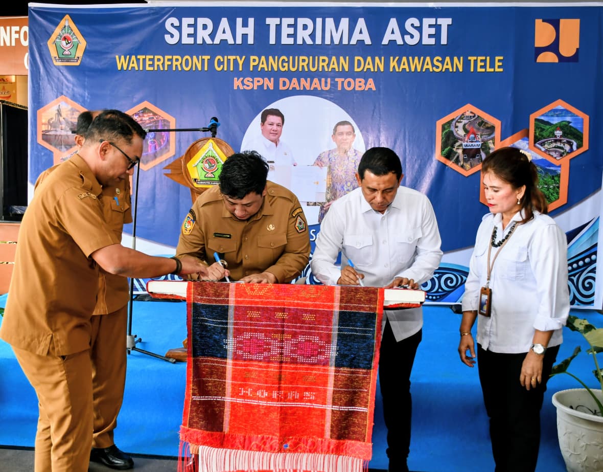 Bupati Samosir Terima Hibah Aset Rp169 Miliar, Penataan Kawasan WFC dan Tele Resmi Menjadi Aset Pemkab Samosir