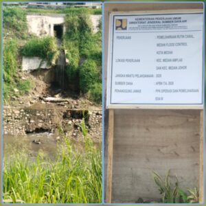 Pemeliharaan Kanal Medan Flood Control Disorot, Warga Pertanyakan Transparansi Proyek