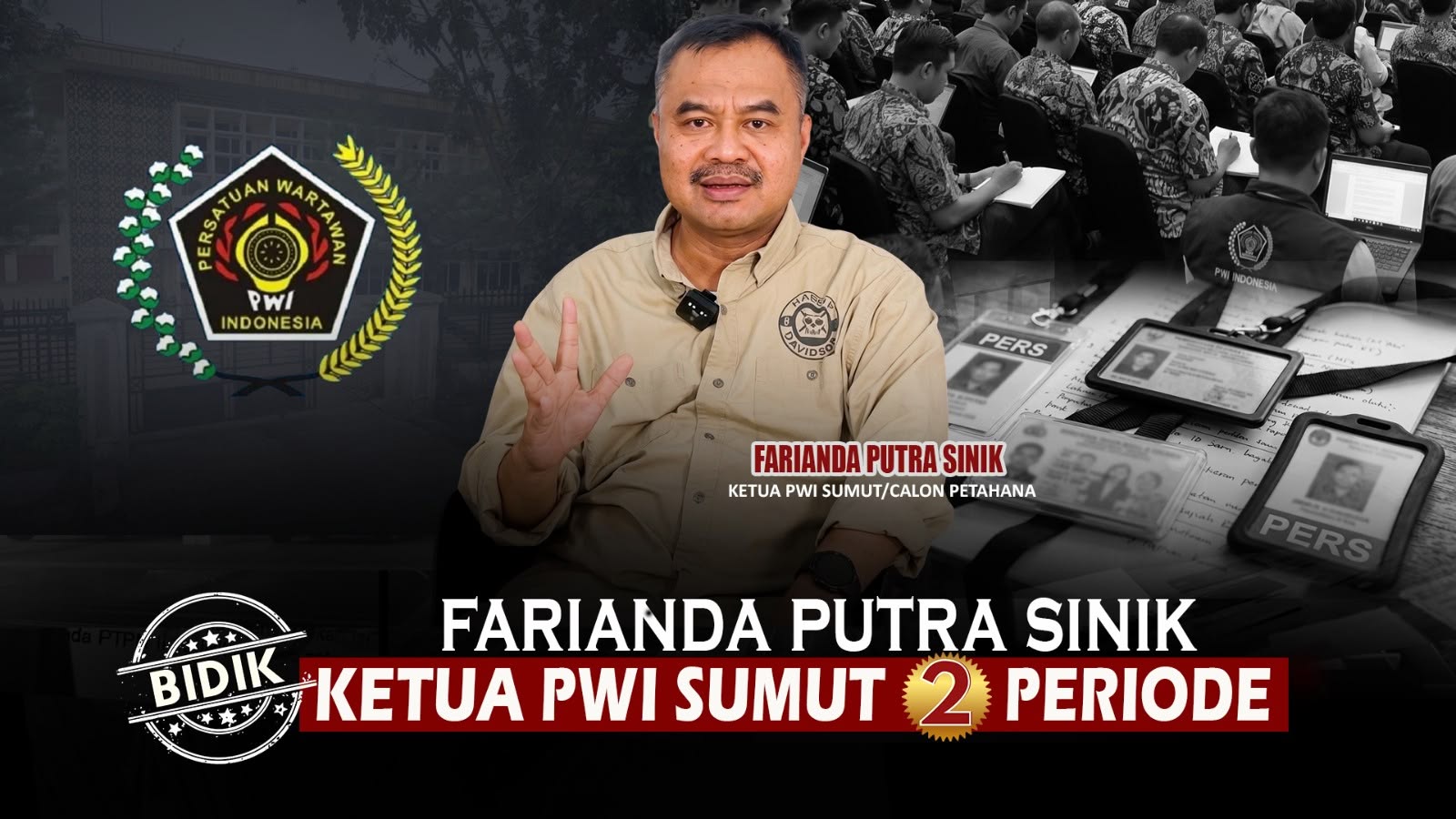 Farianda Putra Sinik Bidik Ketua PWI 2 Periode
