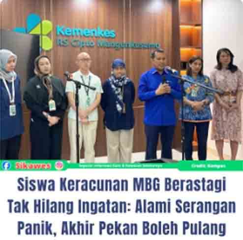 Tim Dokter RSCM Ungkap Kondisi Febiona Purba Siswa Keracunan MBG Berastagi