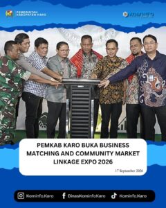 Pemkab Karo Buka Business Matching and Community Market Linkage Expo 2026