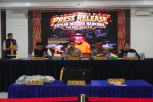 Polres Asahan Ungkap 5 Kg Lebih Sabu dan 285 Butir Ekstasi, Satu Tersangka Diamankan