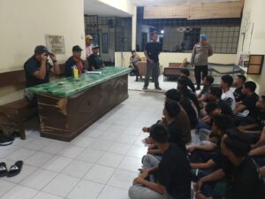 Polsek Buntu Pane Sergap Puluhan Remaja Diduga Hendak Balap Liar, 21 Sepeda Motor Diamankan